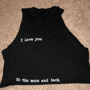 Brandy Melville Crop Muscle Tee